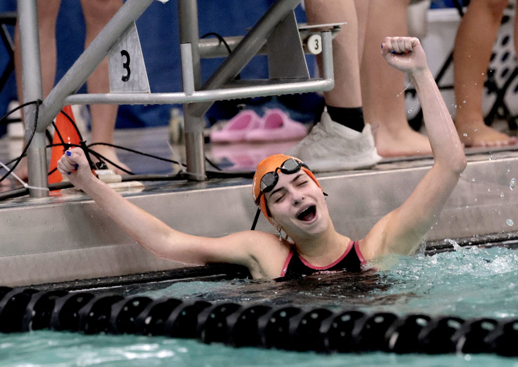 Clayton takes second place in Class 1 girls swimming and diving state finals